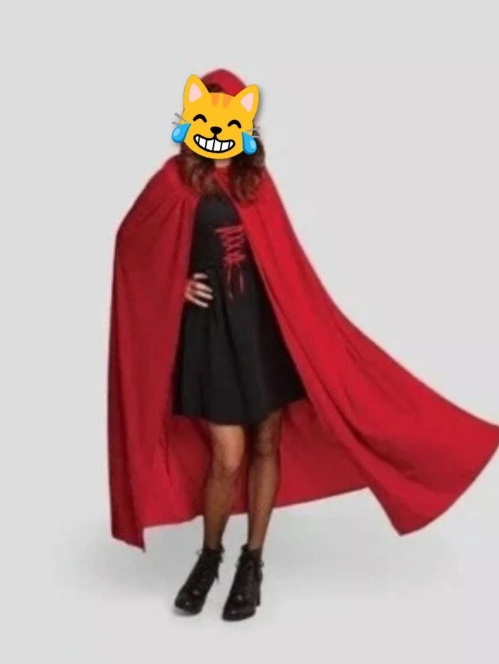 Red Hooded Cape Kids Costume - Classic Red Cloak